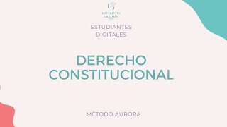 3º Clase de Derecho Constitucional por Estudiantes Digitales 1º CICLO 2024 [upl. by Noicnecsa420]