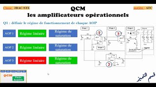 QCM sur les amplificateurs opérationnels  Operational amplifier [upl. by Anirehs]