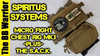 Spiritus Systems Micro Fight MK3 Chest Rig  SACK Overview [upl. by Nalek]