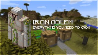 IRON GOLEM Everything you Need to Know  MINECRAFT 114 Guide for Drops Spawning Farming amp More [upl. by Flor]