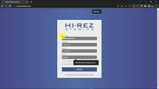 How To Create Hi Rez Account For Gaming [upl. by Sirahs]