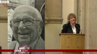 Kindertransport survivors celebrate the life of Sir Nicholas Winton BBC News [upl. by Peti339]