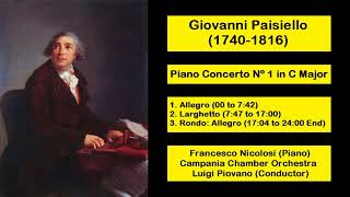 Giovanni Paisiello 17401816  Piano Concerto Nº 1 in C Major [upl. by Eylhsa]