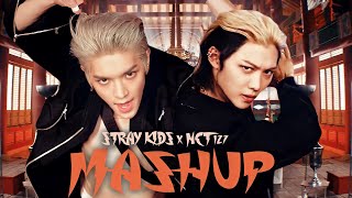 THUNDEROUS x KICK IT STRAY KIDS x NCT 127 MASHUP [upl. by Arutnev]