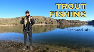 Trout fishing at Silverwood Lake [upl. by Aohsoj]