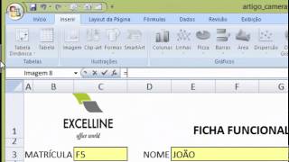 Excel Recurso Câmera com Fotos [upl. by Udela]