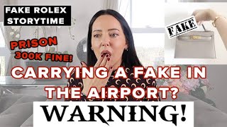 WARNING The Truth About Carrying FAKES Through Airports Revealed [upl. by Janiuszck]