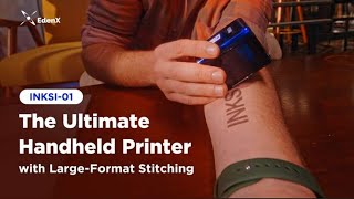 Now on Kickstarter Inksi01 Ultimate Handheld Printer For LargeScale Printing [upl. by Adnoval]