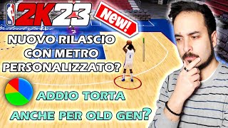 NBA 2K23 NUOVO TIRO TUTTO PERSONALIZZATO VIA LA TORTA [upl. by Ylen]