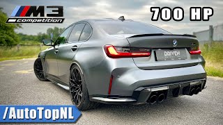 BMW M3 G80 xDrive 700HP 310KMH  192MPH REVIEW on AUTOBAHN by AutoTopNL [upl. by Petty733]