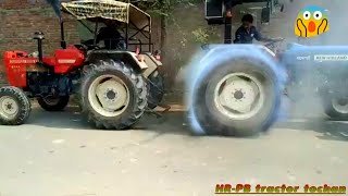 John deere vs new holland vs Swaraj 855 tractor tochan [upl. by Dorolisa]