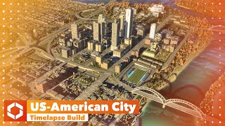 30k Population LARGE CITY City Timelapse Build  Cities Skylines 2 [upl. by Foskett]