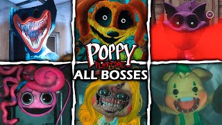 Poppy Playtime Chapter 1 2 3  ALL BOSSES [upl. by Ayala]