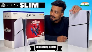 New PlayStation 5 Slim Unboxing amp Setup in India  PS5 Slim Review Hindi [upl. by Lambrecht]