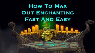 Skyrim  How To Max Out Enchanting Fast And Easy [upl. by Placidia219]