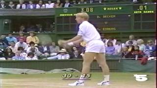 Becker  Edberg Finale Wimbledon 1989 [upl. by Ettezzus]