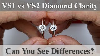 VS2 vs VS1 Diamond Clarity Comparison [upl. by Armillas]