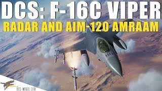 DCS F16C Viper – Airborne Radar and AIM120 Overview [upl. by Michaeline]