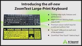 Introducing the allnew ZoomText LargePrint Keyboard [upl. by Donna]