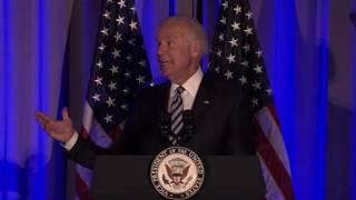 VP Joe Biden delivers heartfelt speech on stuttering at AIS Gala [upl. by Leasi675]