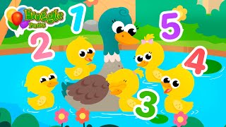 Five Little Ducks  Kids Song  Childrens Music  Five little ducks Nursery Rhyme Counting Song [upl. by Sacrod]