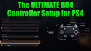 The ULTIMATE Black Ops 4 Controller Setup for PS4 DualShock 4 [upl. by Esimorp]