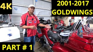 Helibars Installation pt 1 20012017 Honda Goldwings [upl. by Greenberg]