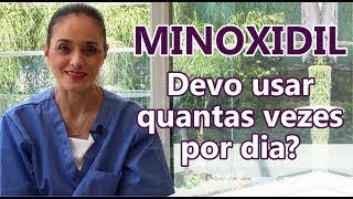 Como usar o MINOXIDIL para calvície [upl. by Aita]