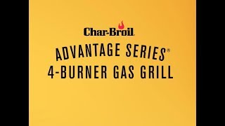 Advantage Series 4Burner Gas Grill  CharBroil [upl. by Harsho]