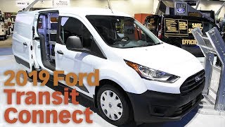 2019 Ford Transit Connect Cargo Vans New Features [upl. by Ennaeirrac]