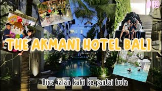 HOTEL MURAH DI JALAN LEGIAN BALI BISA JALAN KAKI KE PANTAI KUTA  THE AKMANI HOTEL theakmanihotel [upl. by Rheinlander]