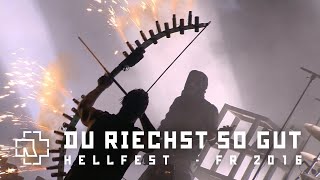 Rammstein  Du Riechst So Gut Live at Hellfest 2016 [upl. by Dlonyar495]