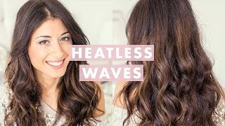 Heatless Waves Hair Tutorial [upl. by Imac]