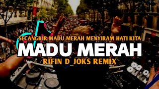 DJ SECANGKIR MADU MERAH VOCKIKY  FULL BASS  RIFIN DJOKS REMIX BASSGANGGA 2024 [upl. by Townshend]