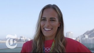 Mónica Puig of Puerto Rico Celebrates First Gold Medal  Rio Olympics 2016  The New York Times [upl. by Job]