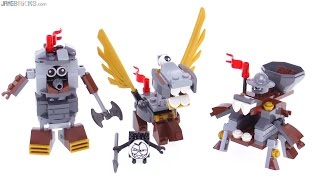 LEGO Mixels series 7 Medivals Camillot Paladum amp Mixadel review [upl. by Eannaj568]