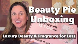 Beauty Pie  Huge Haul of Beauty Items and Fragrance Beauty Pie Coupon Code [upl. by Hakaber]