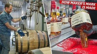 How the Makers Mark Distillery Produces 24 Million Bottles of Bourbon per Year — Dan Does [upl. by Tasiana]