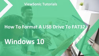 Instructional Video  How To Format A USB Drive To FAT32 In Windows 10 2020 [upl. by Awe]