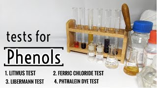 Tests for Identification of Phenols  Organic Qualitative Analysis [upl. by Ahsenod]