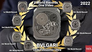 BVLGARI Octo Finisssimo Eight Watchmaking World Records One video [upl. by Lose]