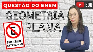 🔴 ENEM  Geometria Plana  Professora Angela Matemática [upl. by Emorej]