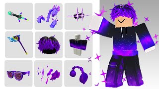 22 THE BEST FREE PURPLE AND BLUE ITEMS ROBLOX 2023 [upl. by Cale]