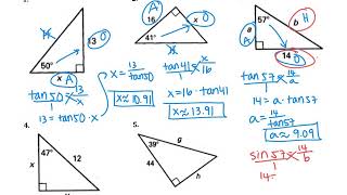 Right Triangle Trigonometry Review [upl. by Portwin917]