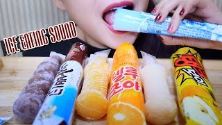 ASMR KOREAN ICE CREAM ICE EATING SOUNDS  LINH ASMR [upl. by Nirtiac236]