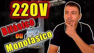 220V BIFÁSICO E 220V MONOFÁSICO DESCUBRA porque EXISTE as duas [upl. by Maxi]