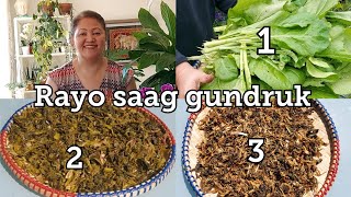 How to make gundruk Traditional Nepali foodSpeaking Nepali 🇳🇵2021 UK [upl. by Shena]