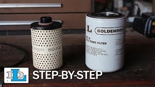 Replacing a Fuel Tank Filter Element or Canister  StepByStep [upl. by Bussey203]