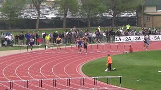 Cedaredge High Schools Junior Logan Tullis wins State title in 300m Hurdles 2023 [upl. by Iknarf]