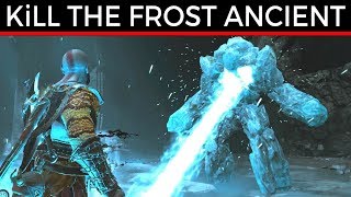 God Of War How To Kill The Frost Ancient Fast amp Easy Way Gameplay Walkthrough Game Guide PS4 Pro [upl. by Toback]